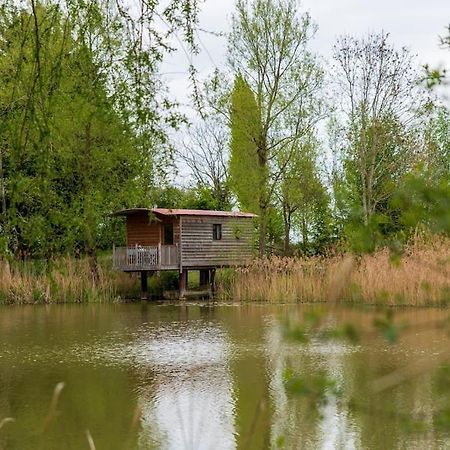 Lakeside Cabin On Stilts- 'Kingfisher' Rous Lench Exterior photo